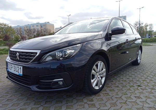 Peugeot 308 cena 51900 przebieg: 83700, rok produkcji 2019 z Sopot małe 379